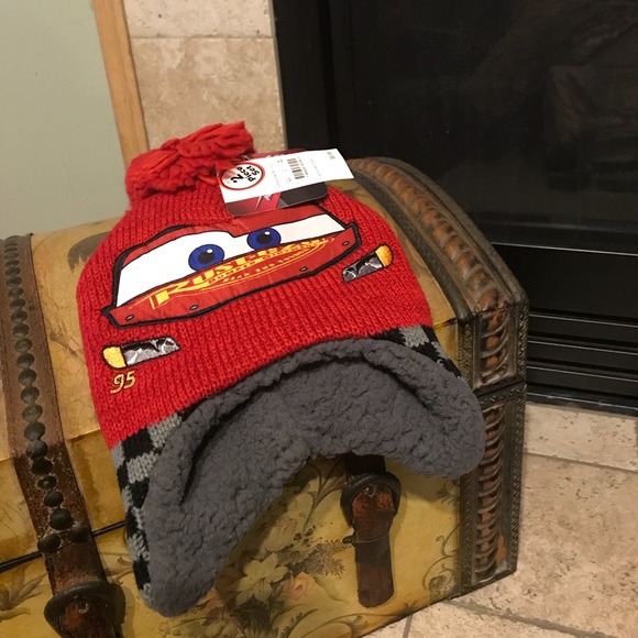 Disney Other - Disney Toddler Boys’ Cars Hat & Mitten Set